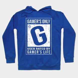 RATED G FOR GAMER! White DesignV1.3 Hoodie